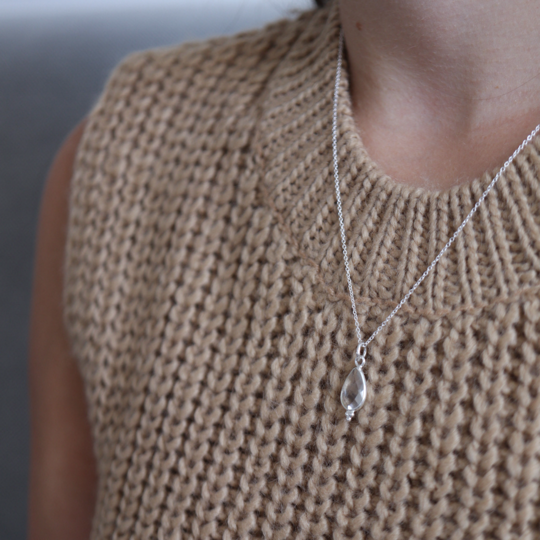 RIO Drops Bergkristall Charm Silber - Spirit of Liebs