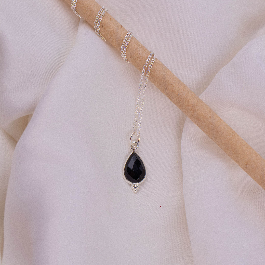 RIO Drops Onyx Charm Silber - Spirit of Liebs