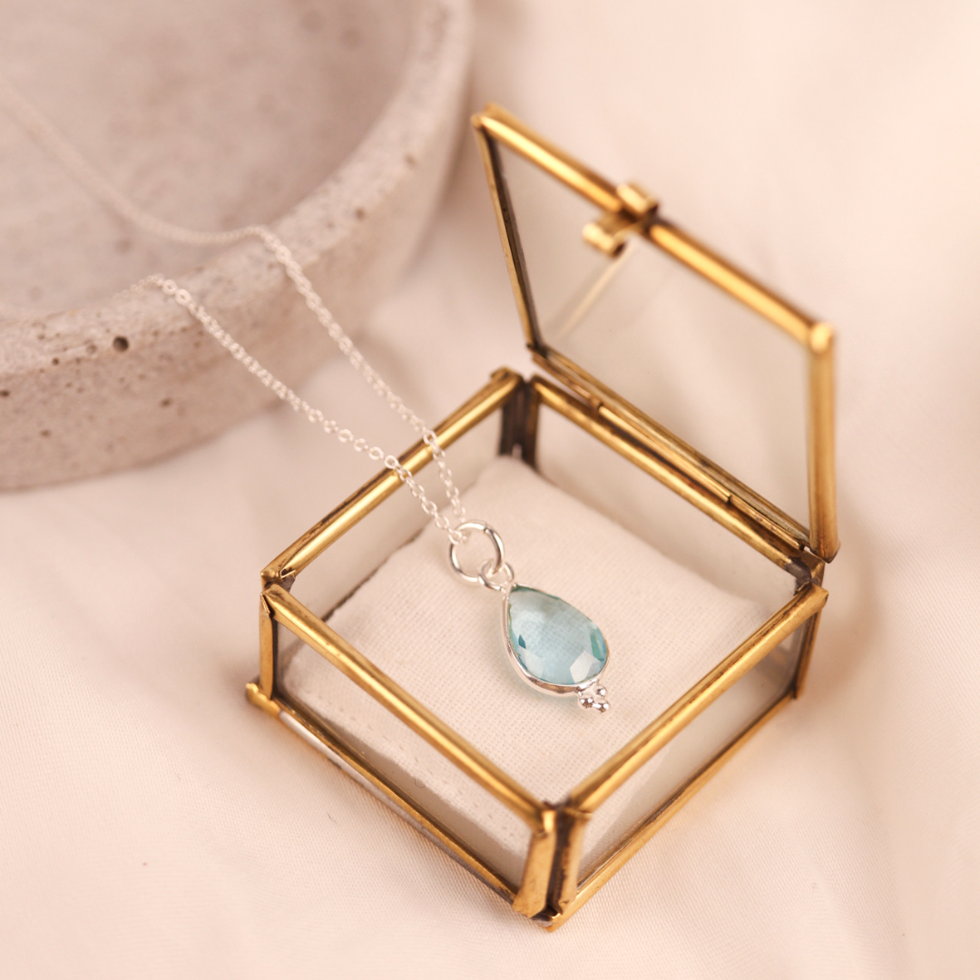 RIO Drops Topas Charm Silber - Spirit of Liebs