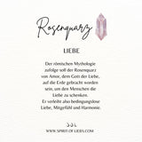 Indische Sonne Rosenquarz Ohrstecker Silber - Spirit of Liebs