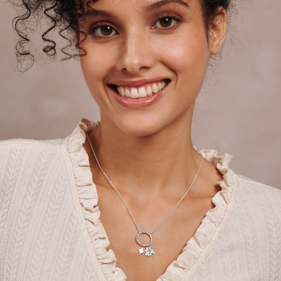 "I feel protected" Stern Charm Silber