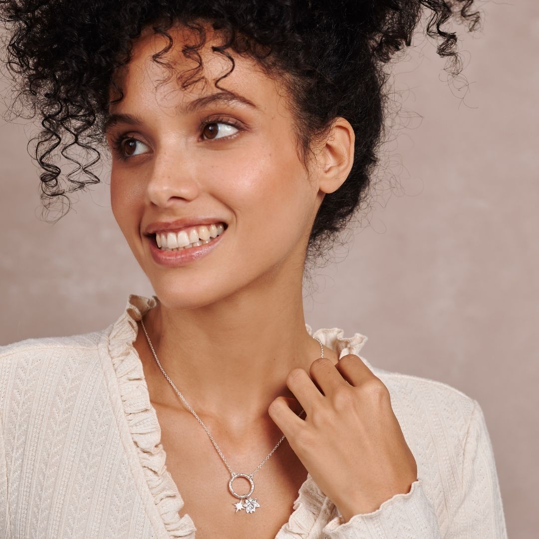 "I feel protected" Stern Charm Silber