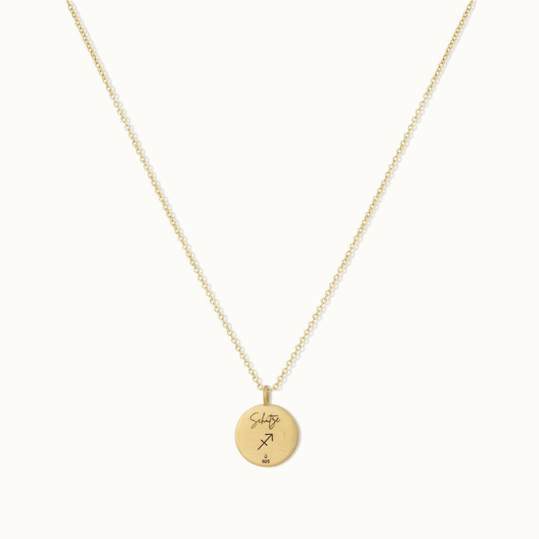 Schütze Münzen Charm Golden - Spirit of Liebs