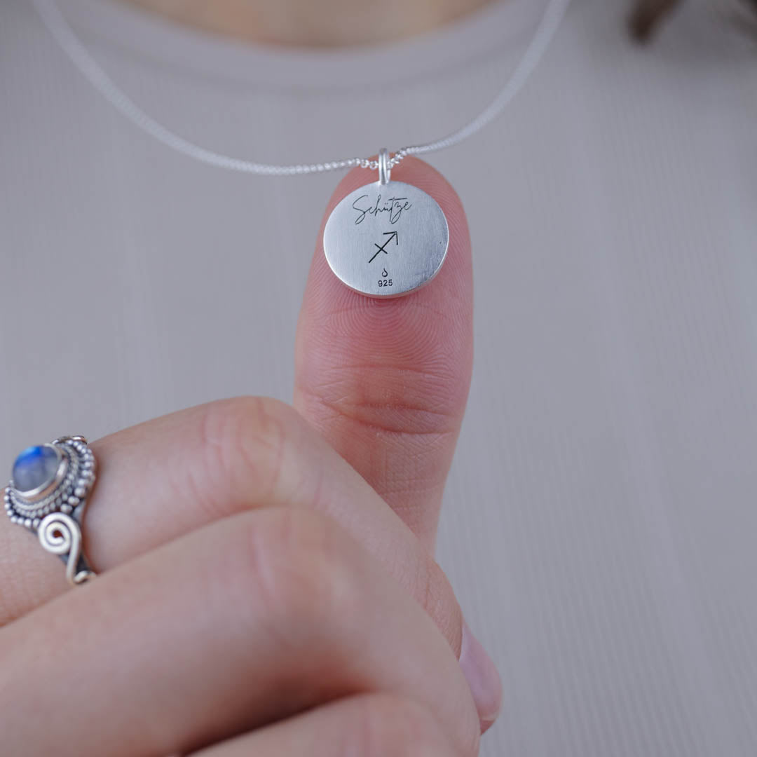 Schütze Münzen Charm Silber - Spirit of Liebs