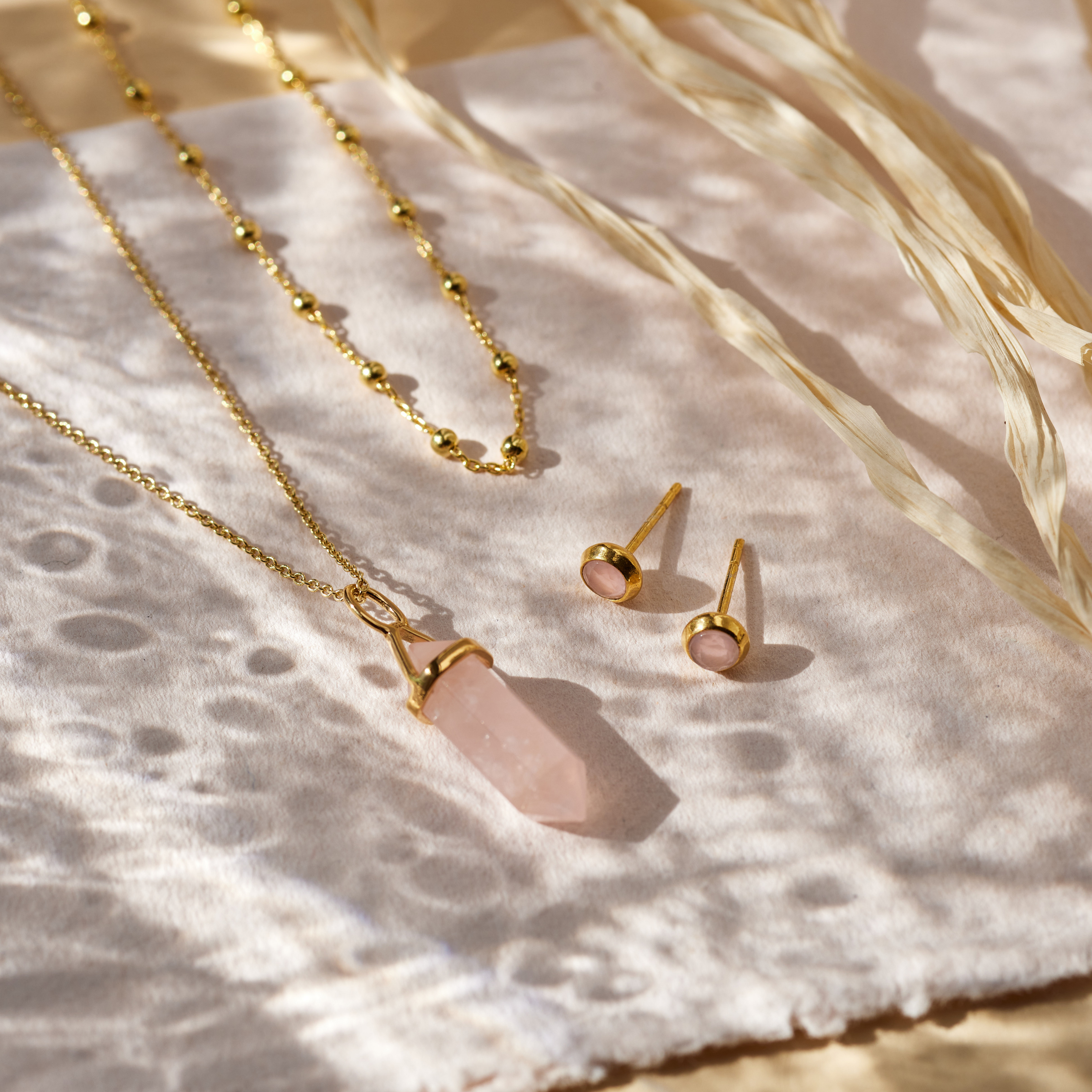 Soul Rosenquarz Golden Set