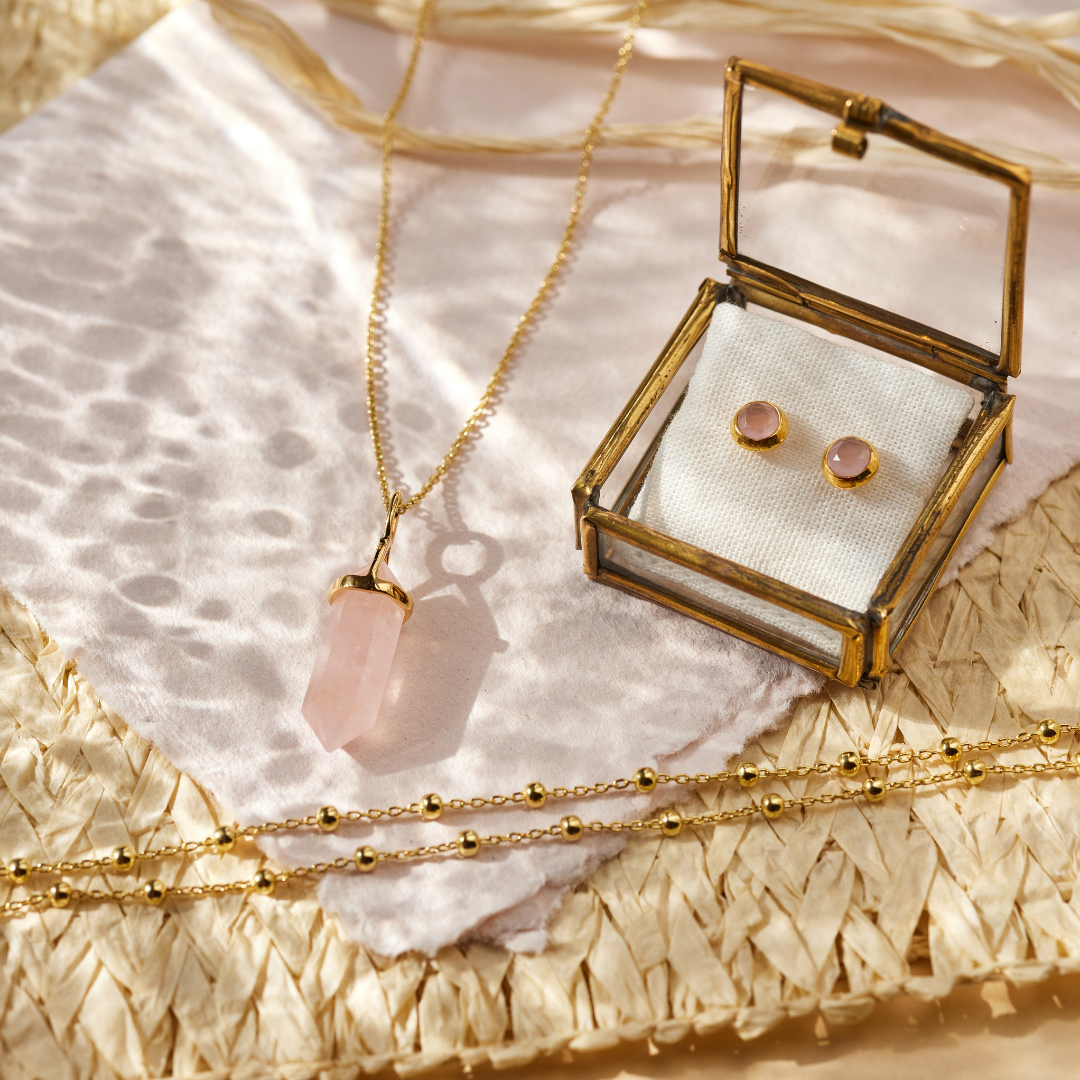 Soul Rosenquarz Golden Set