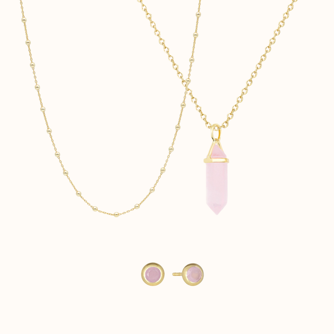 Soul Rosenquarz Golden Set