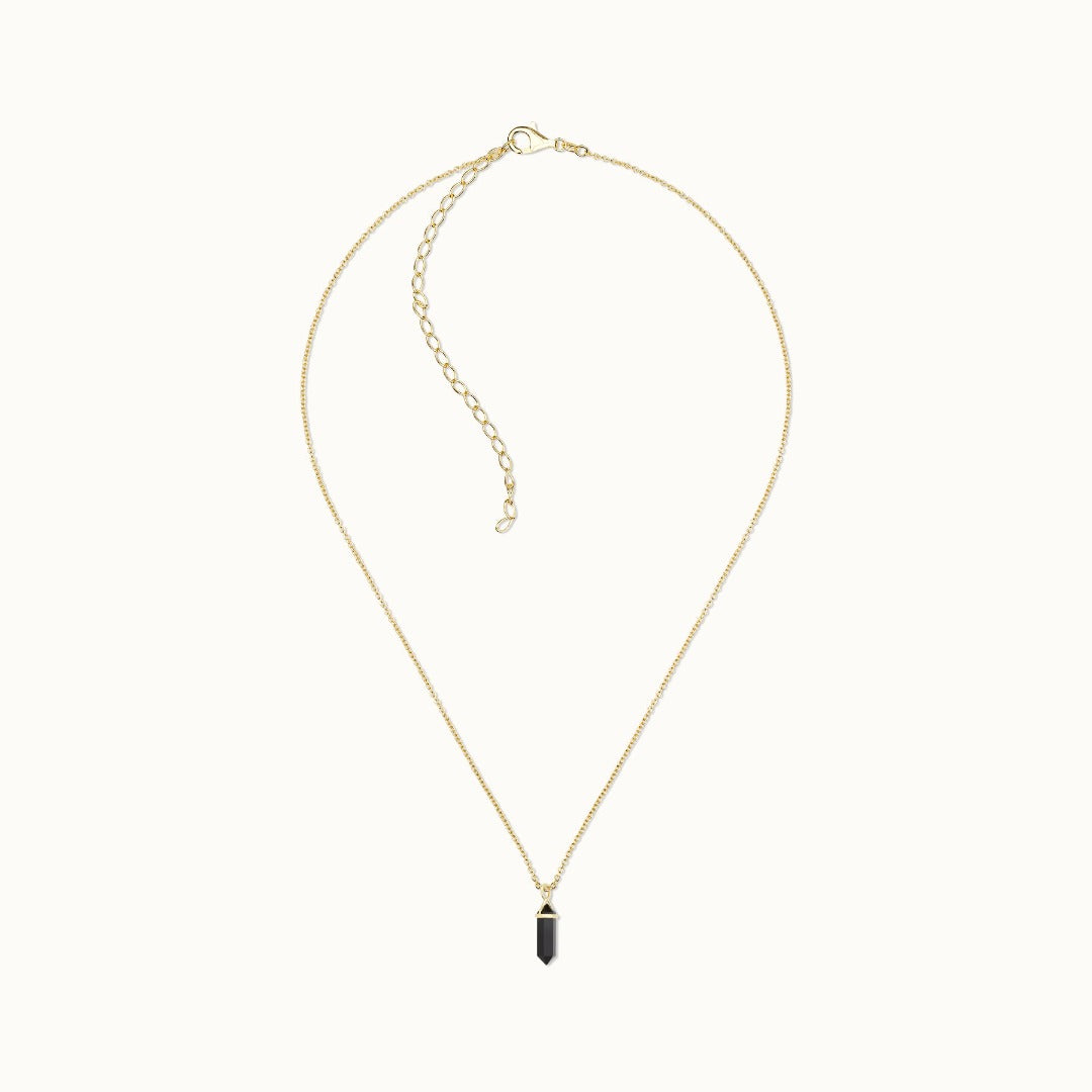 Soul Kristallspitze Onyx Charm Golden - Spirit of Liebs