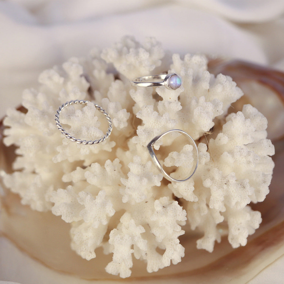 Stacking Queen Ring Silber Set - Spirit of Liebs