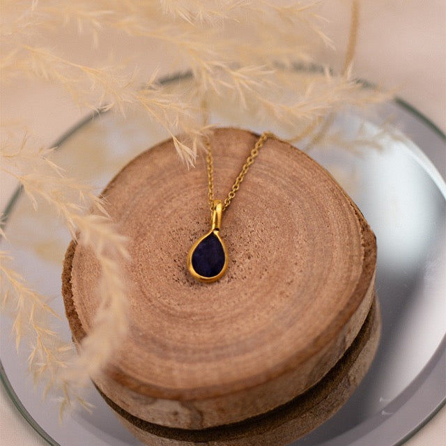 Steinbock Onyx Charm Golden - Spirit of Liebs