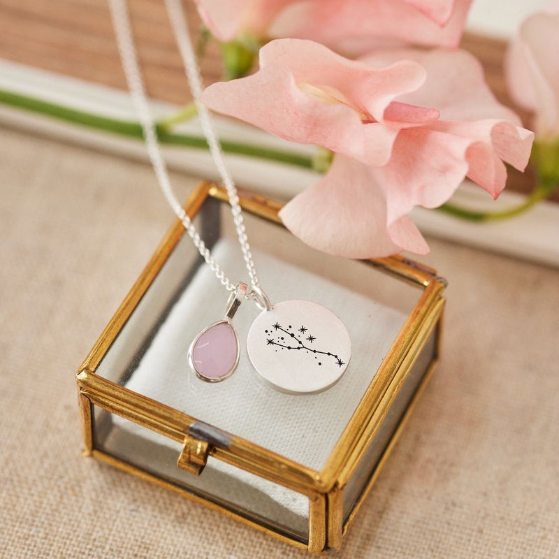 Stier Duo Charms Silber