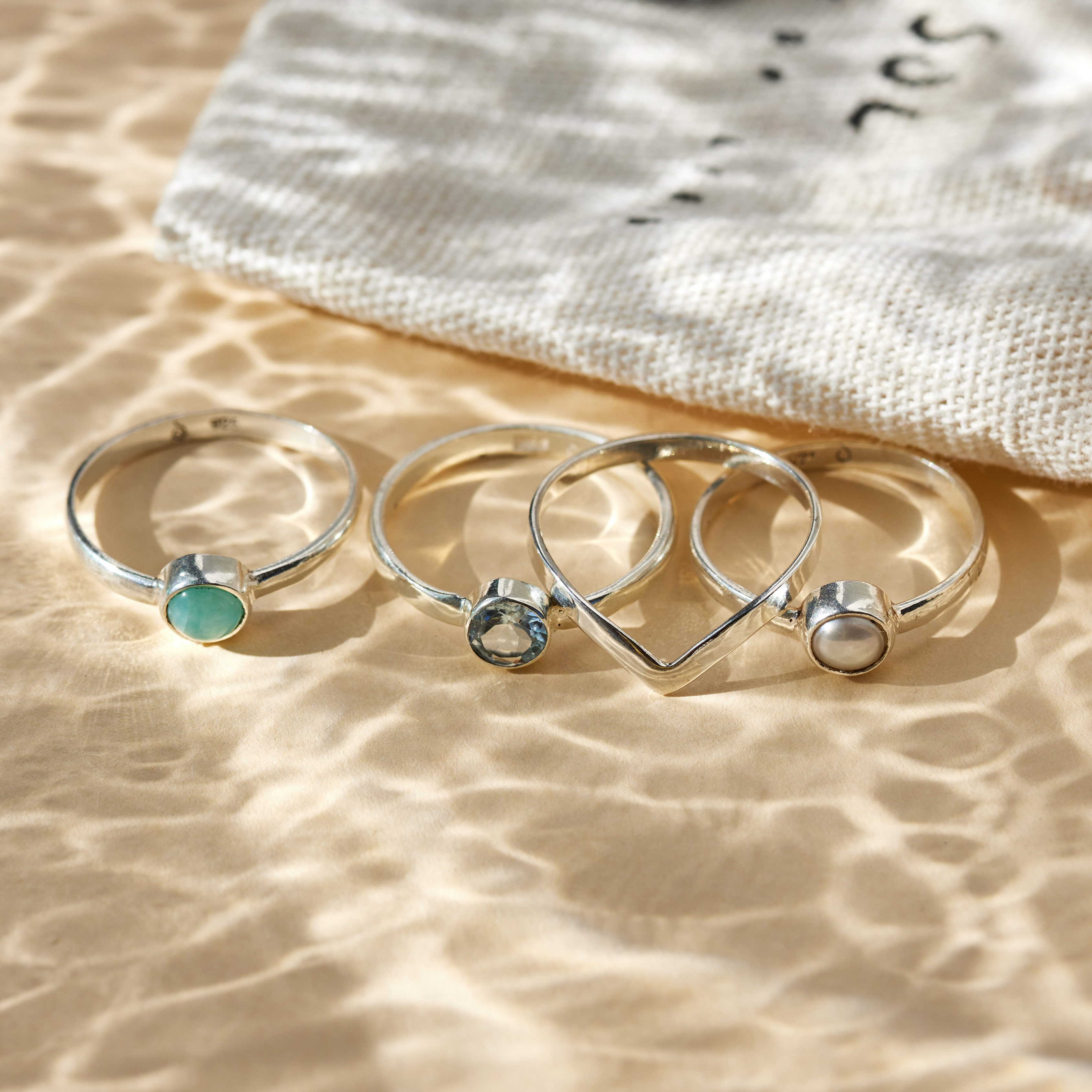 Summer Ring Silber Set