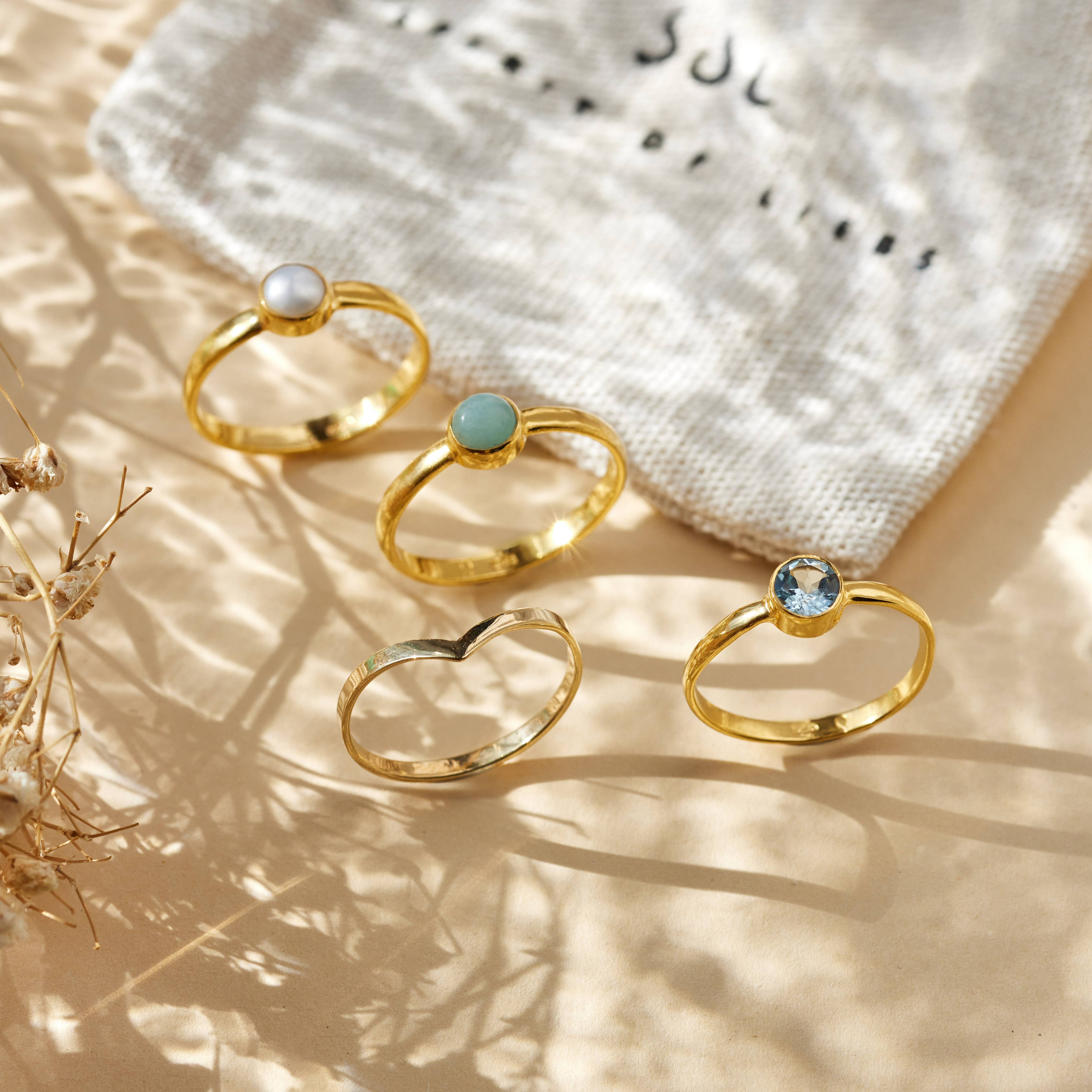 Summer Ring Golden Set