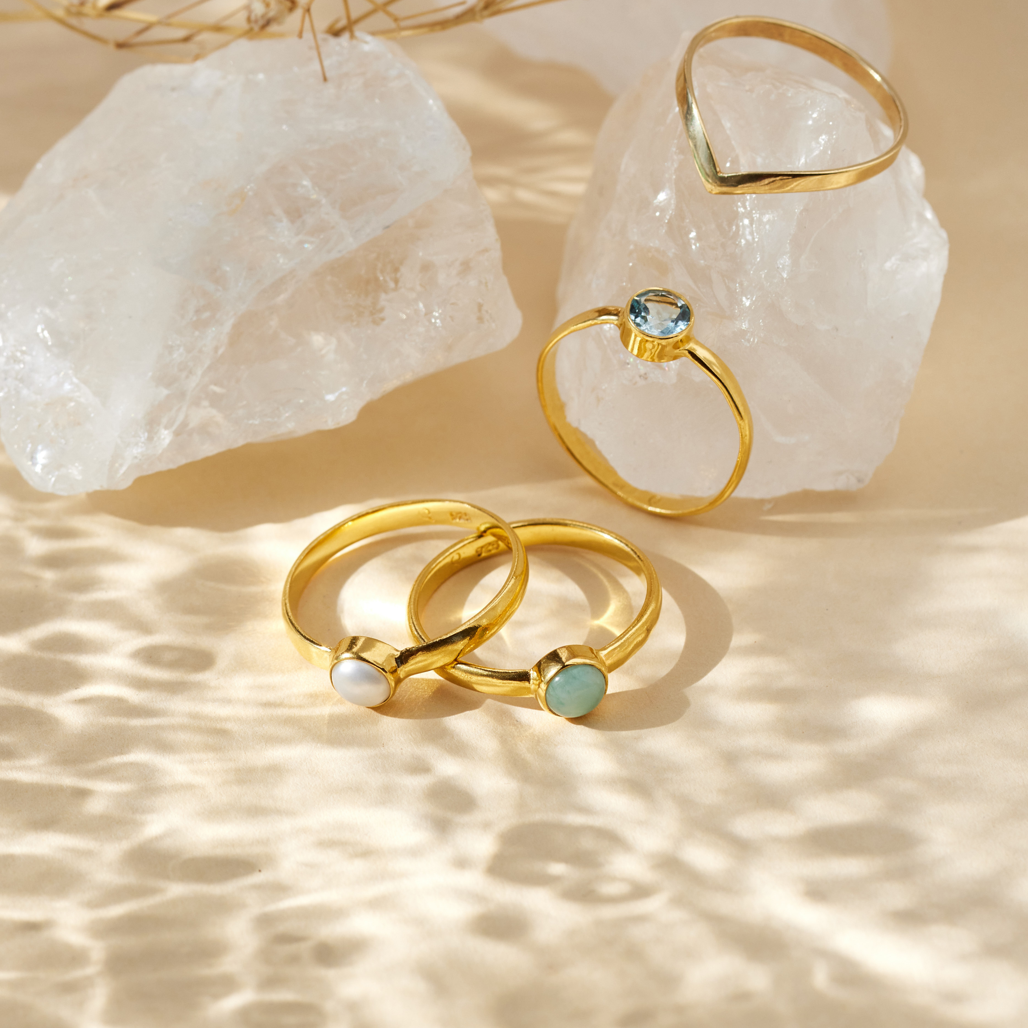 Summer Ring Golden Set