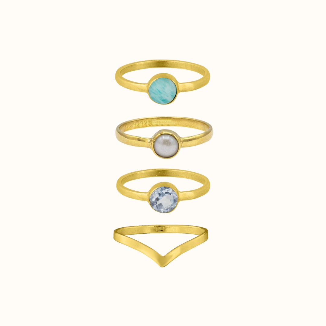 Summer Ring Golden Set