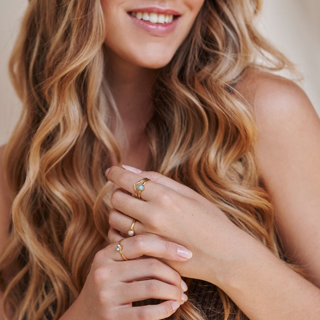 Summer Ring Golden Set