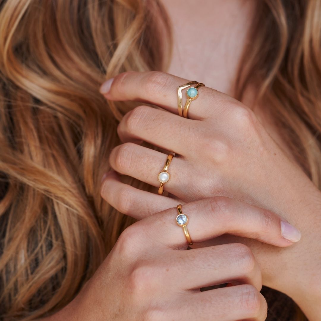 Summer Ring Golden Set