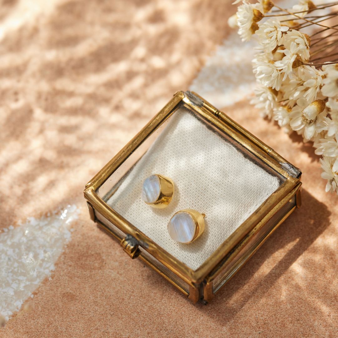 Thea Mondstein Ohrstecker Golden (Limited Edition)