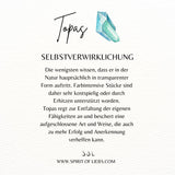 Indische Sonne Topas Charm Silber - Spirit of Liebs