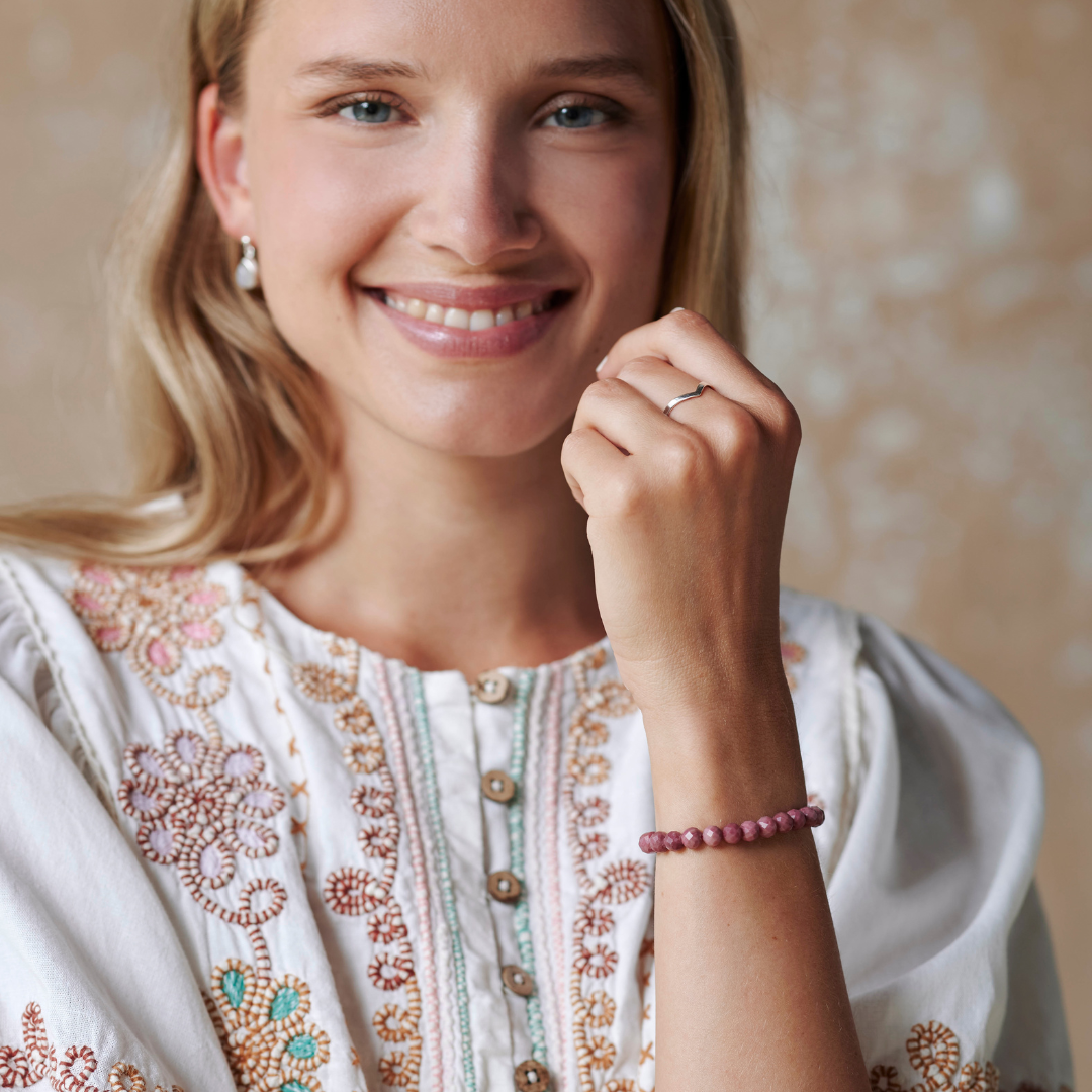 TRANSFORMATION Rhodonit Armband