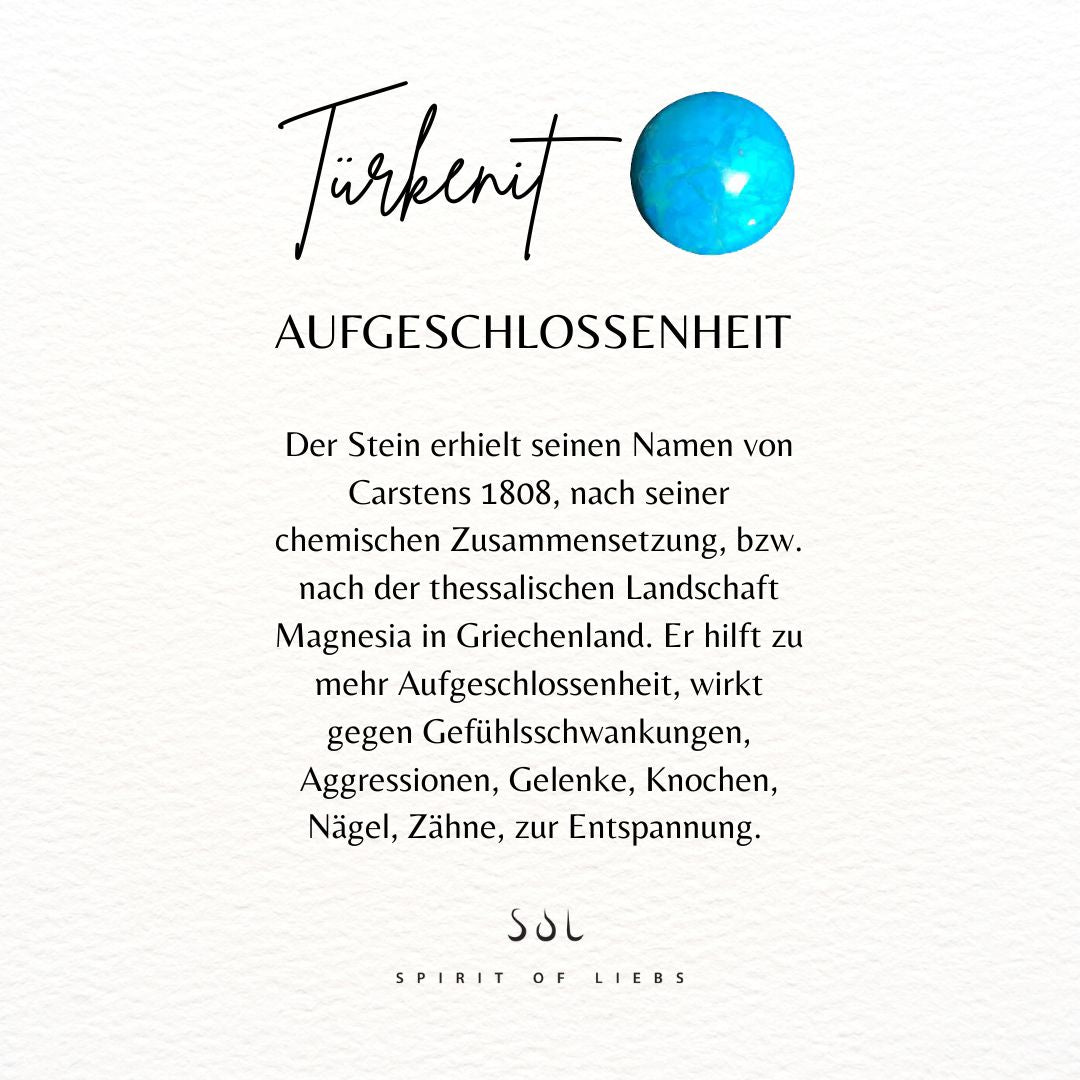 Una Türkenit Ring Silber - Spirit of Liebs