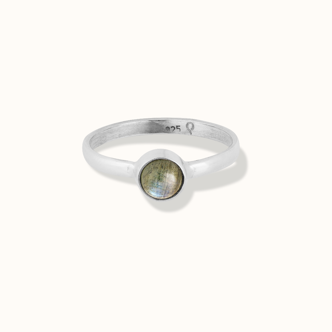 Una Labradorit Ring Silber - Spirit of Liebs