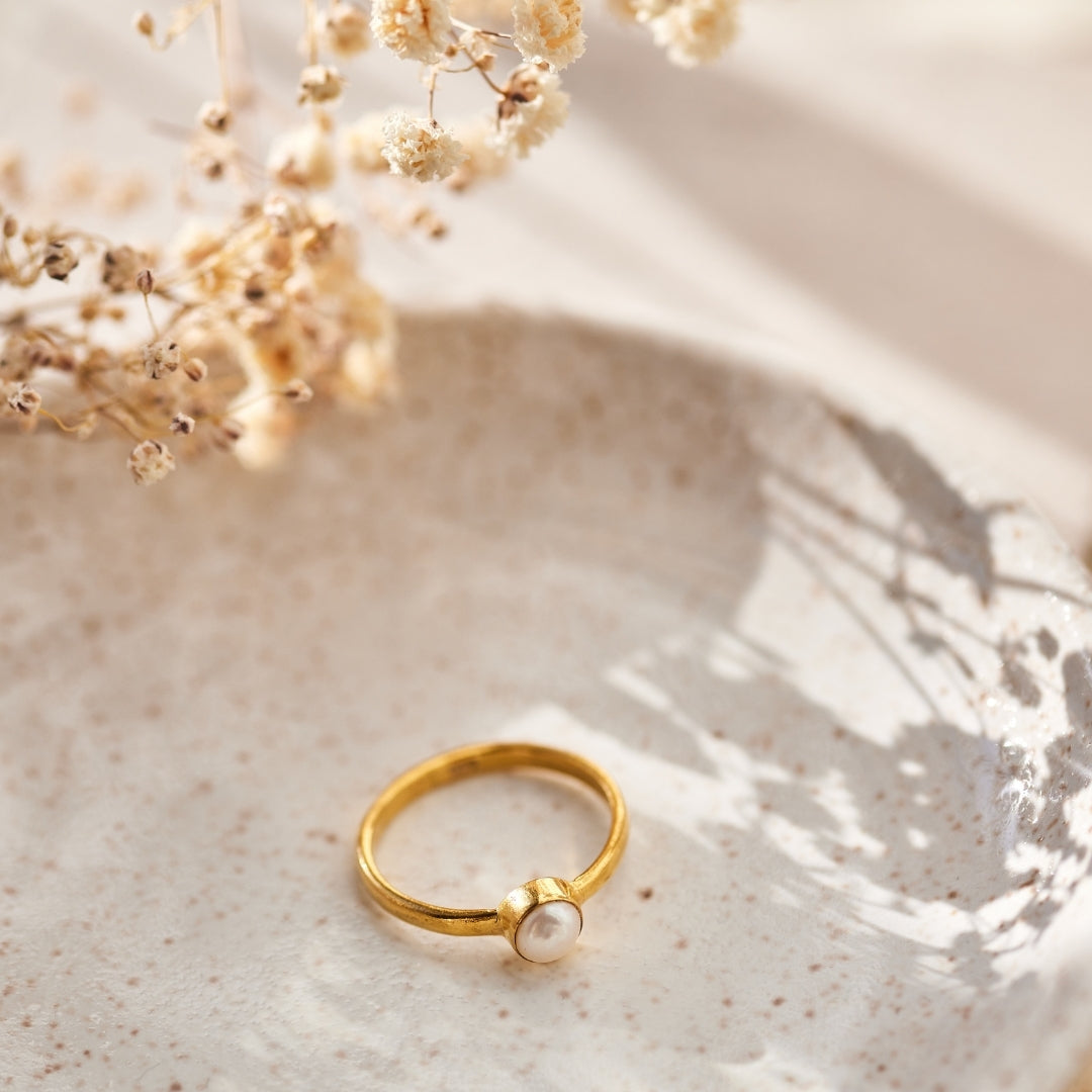 Una Perle Ring Golden