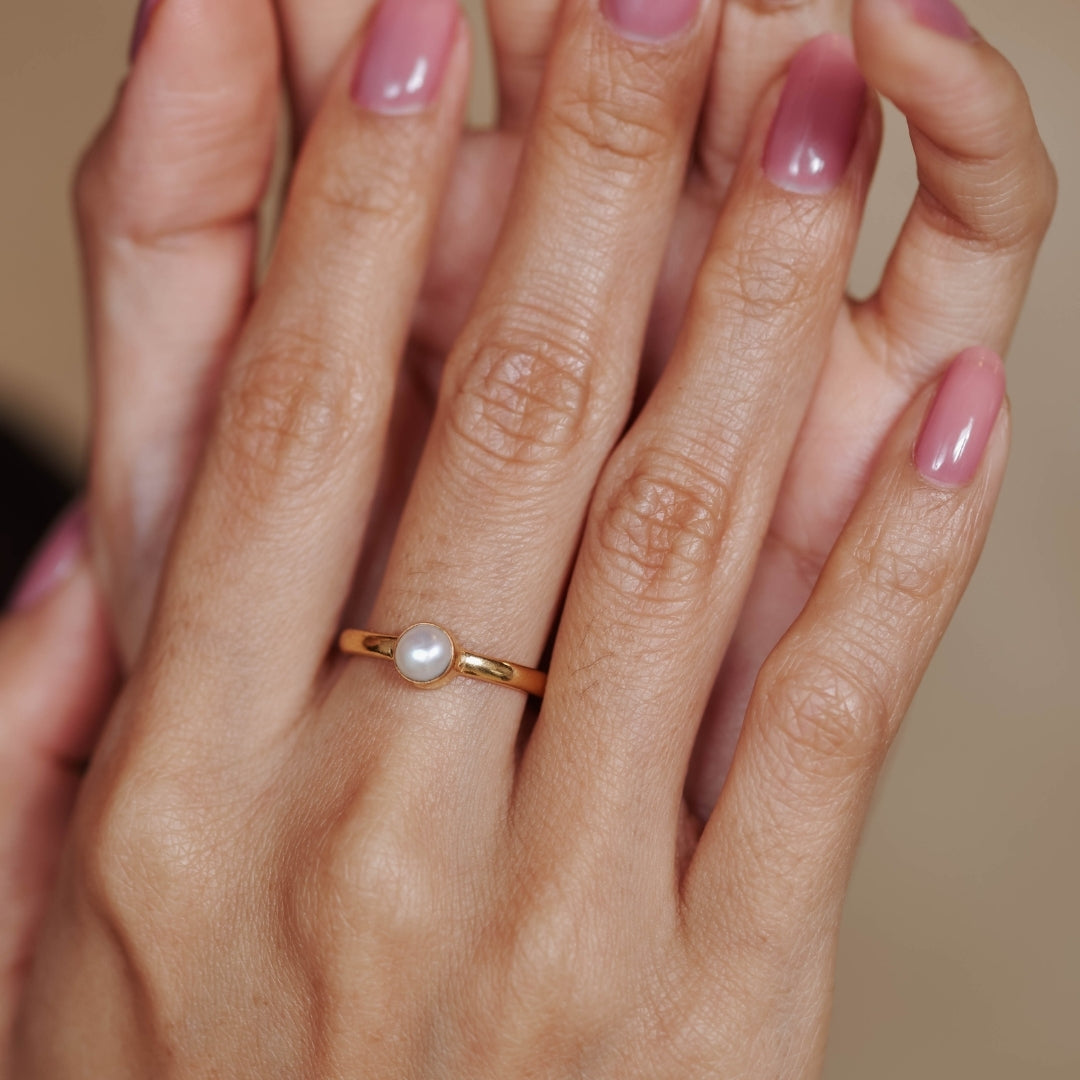 Una Perle Ring Golden