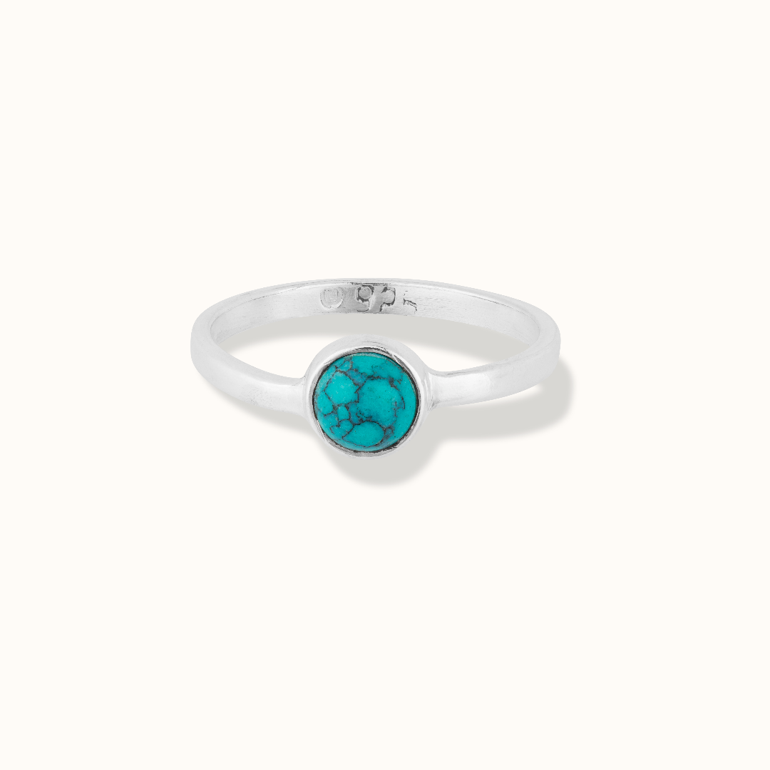 Una Türkenit Ring Silber - Spirit of Liebs
