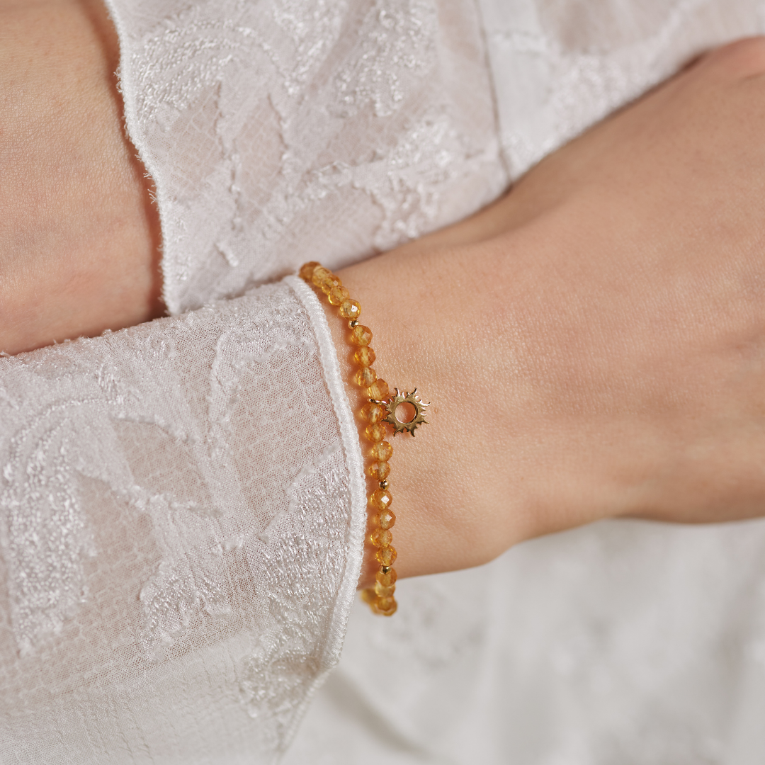 "Walking on Sunshine" Armband Golden