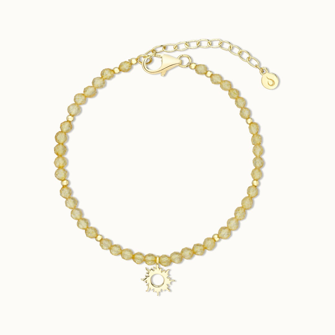 "Walking on Sunshine" Armband Golden