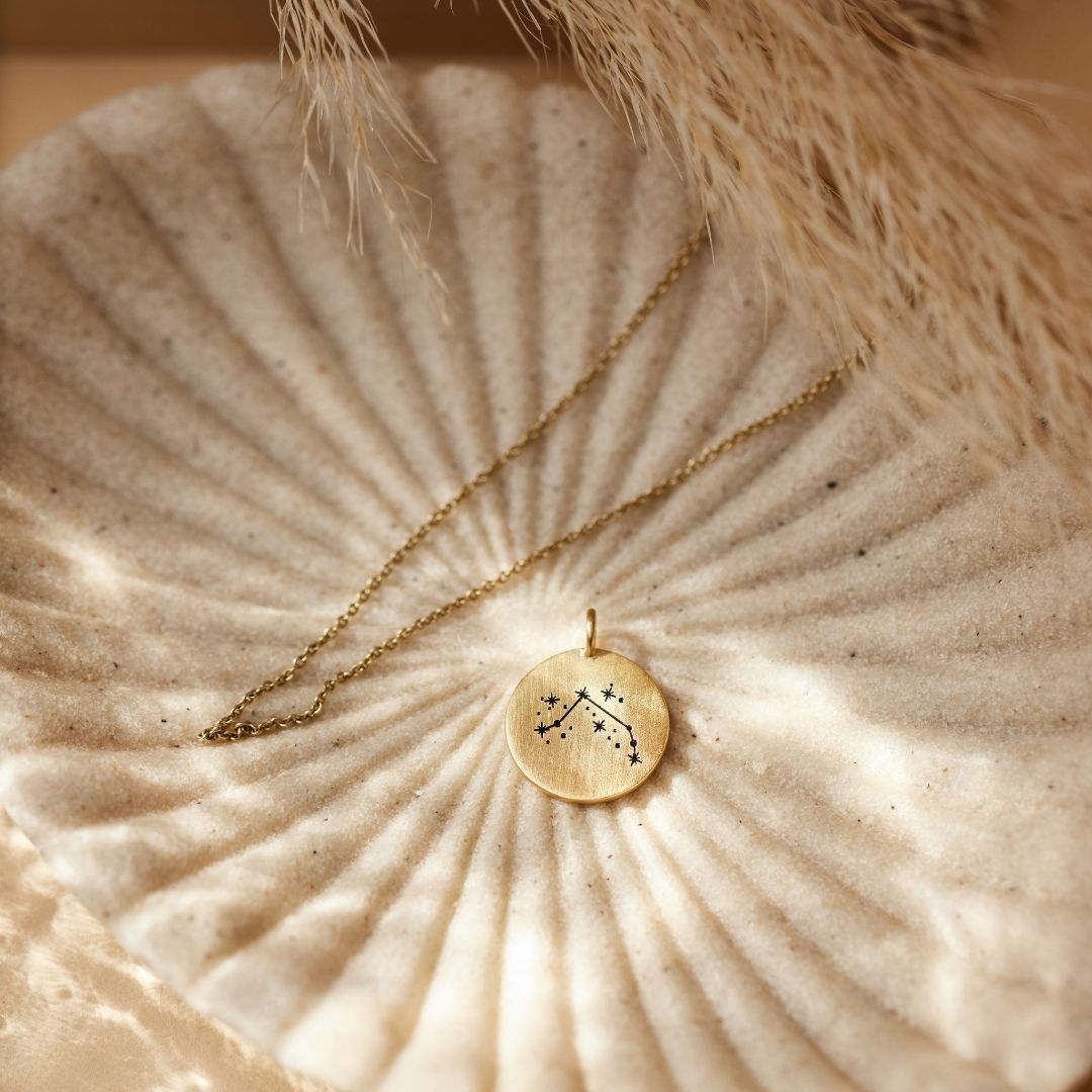 Widder Münzen Charm Golden