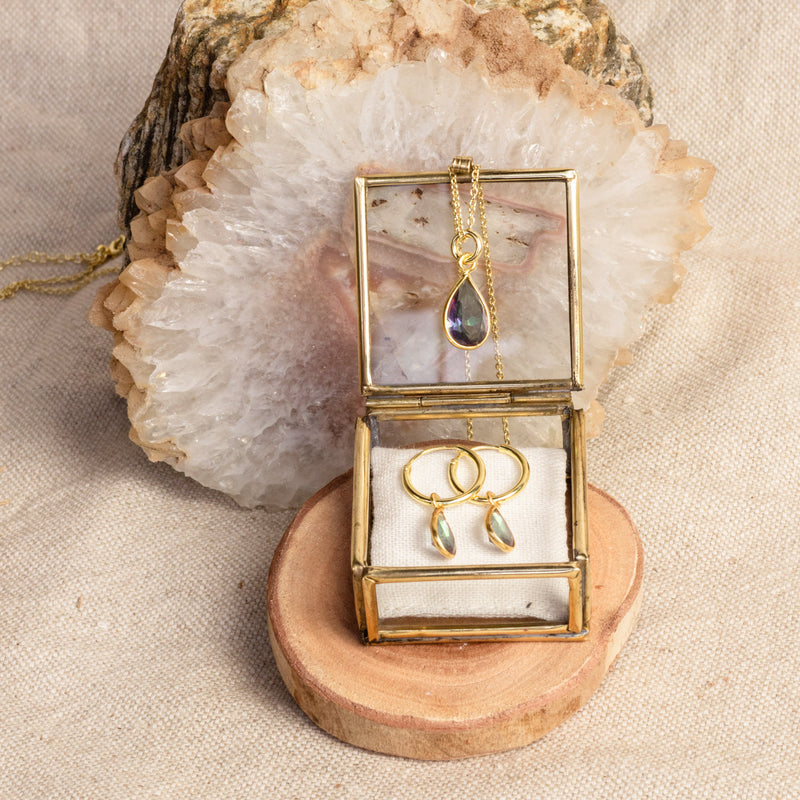 SOL Drops Aura-Quarz Charm Golden