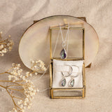 SOL Drops Aura-Quarz Charm Silber
