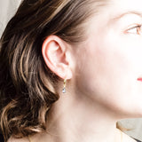 SOL Drops Aura-Quarz Small Hoops Golden
