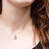 SOL Drops Labradorit Charm Silber