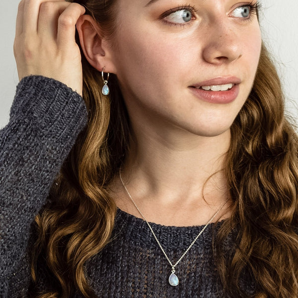 SOL Drops Mondstein Charm Silber