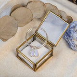 SOL Drops Mondstein Big Hoops Silber