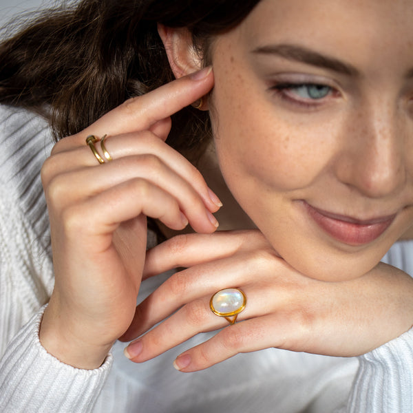 Aylin Mondstein Ring Golden