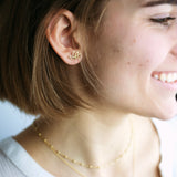Lotus Ohrstecker Golden