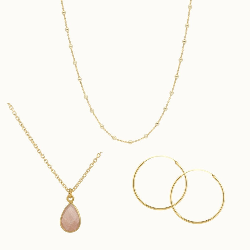 Peach-Mondstein Golden Set