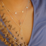 Soul Kristallspitze Bergkristall Charm Silber
