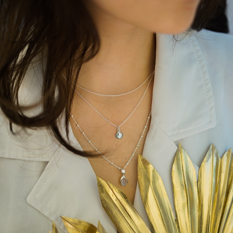 Kosmos Kette Silber