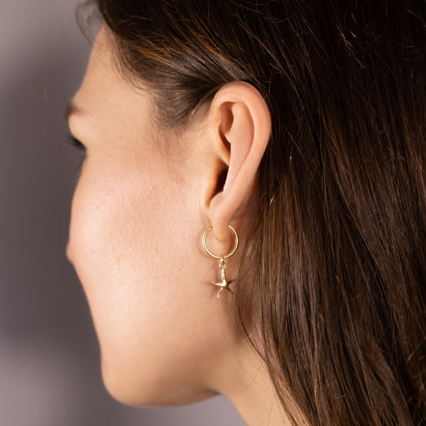 Bella small Hoops Golden