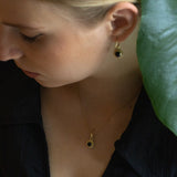 Indische Sonne Onyx Charm Golden