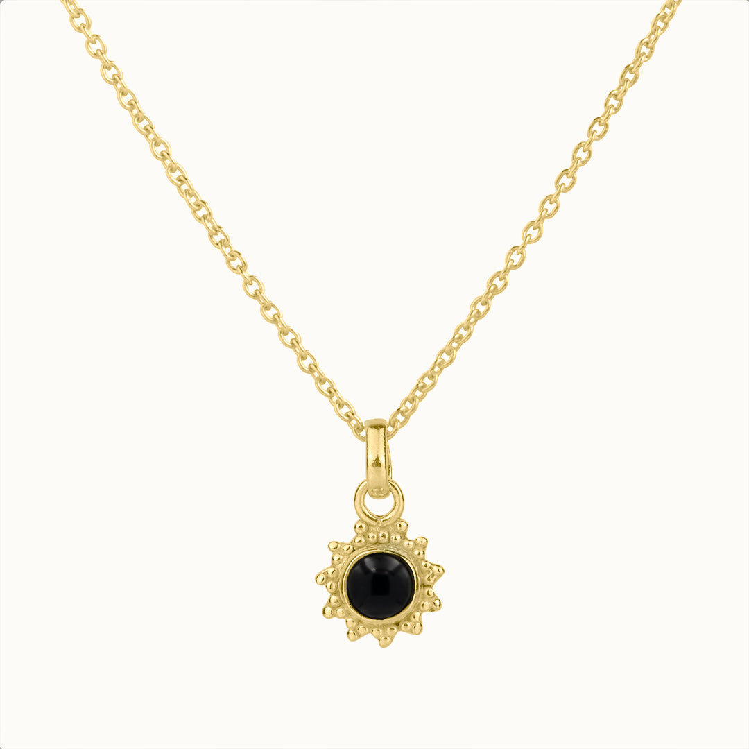 Indische Sonne Onyx Charm Golden - Spirit of Liebs