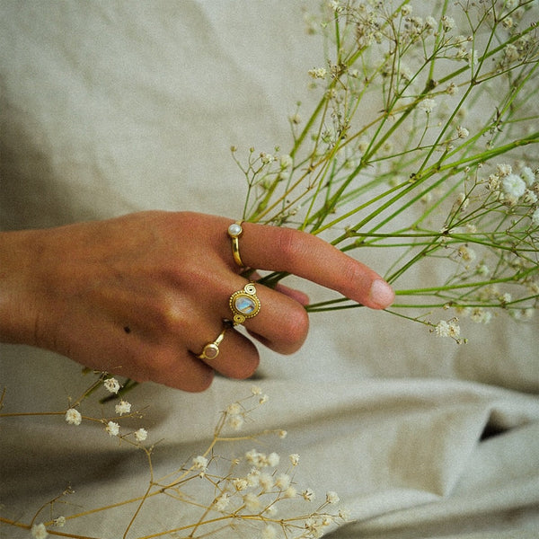 Nirmala Mondstein Ring Golden