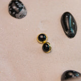 Zoe Onyx Ohrstecker Golden