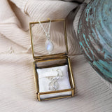 RIO Drops Mondstein Charm Silber