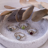 Dara Aura-Quarz Ring Silber